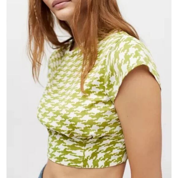 Urban Outfitters Cropped Blouse - Picture 1 of 8
